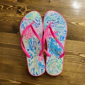 Lilly Pulitzer Flip Flops